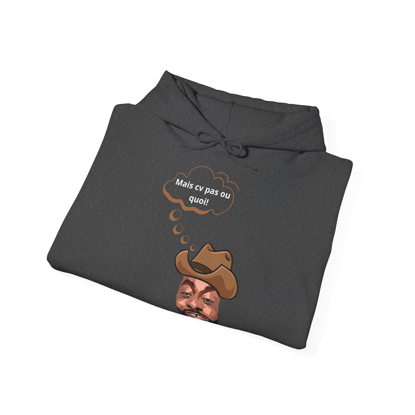 Hoodie unisexe drôle - Sweat-shirt graphique Binobile Mais cv pas ou quoi