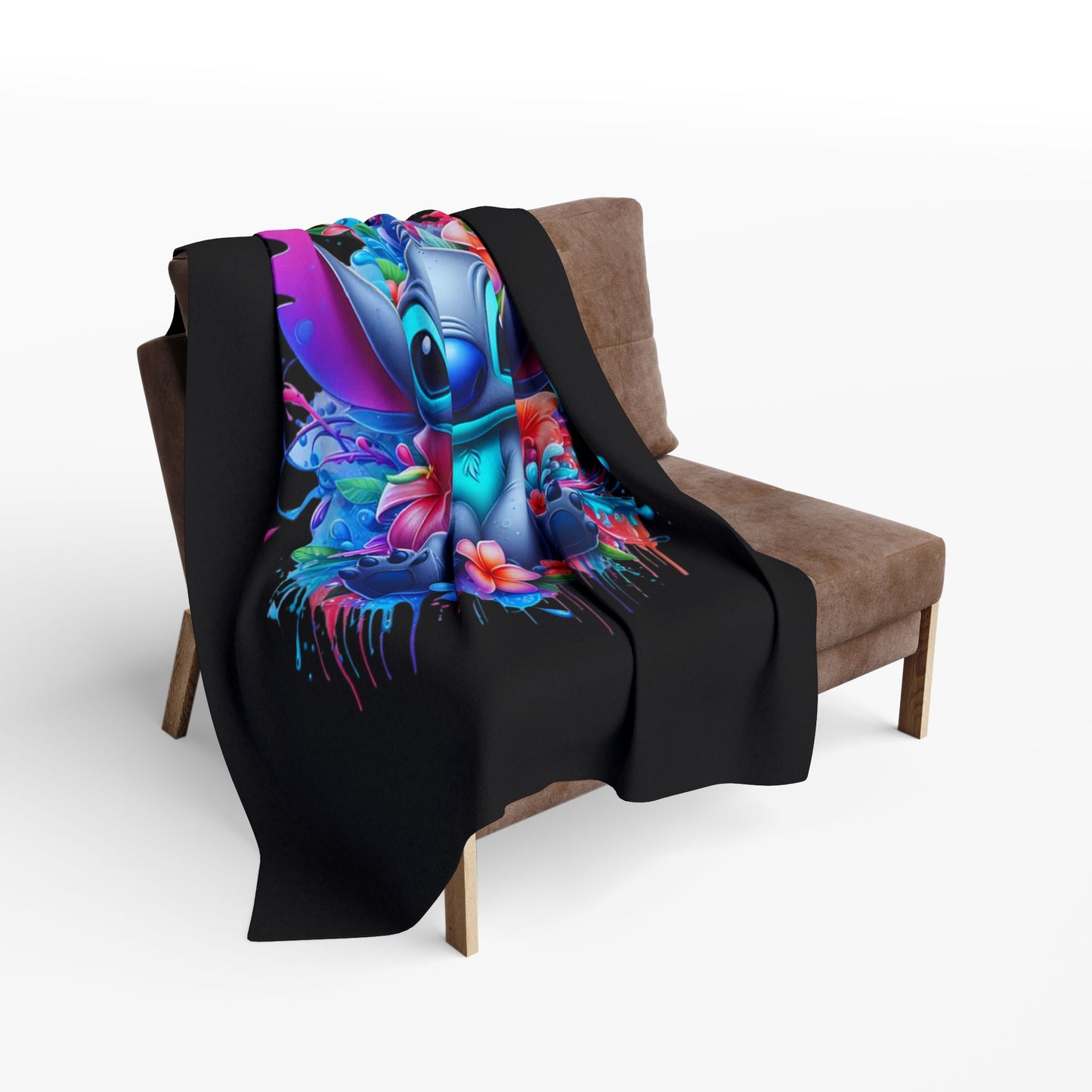 Plaid en polaire arctique Stitch