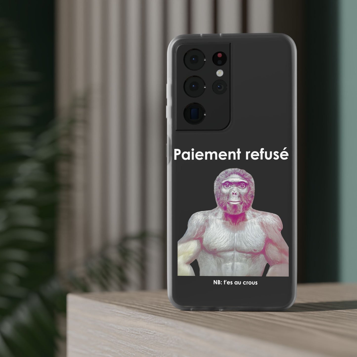 Coque flexible Paiement refusé