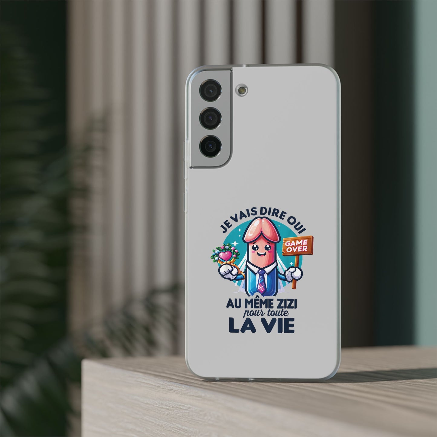 Coque flexible Je vais dire oui au même zizi pour toute la vie