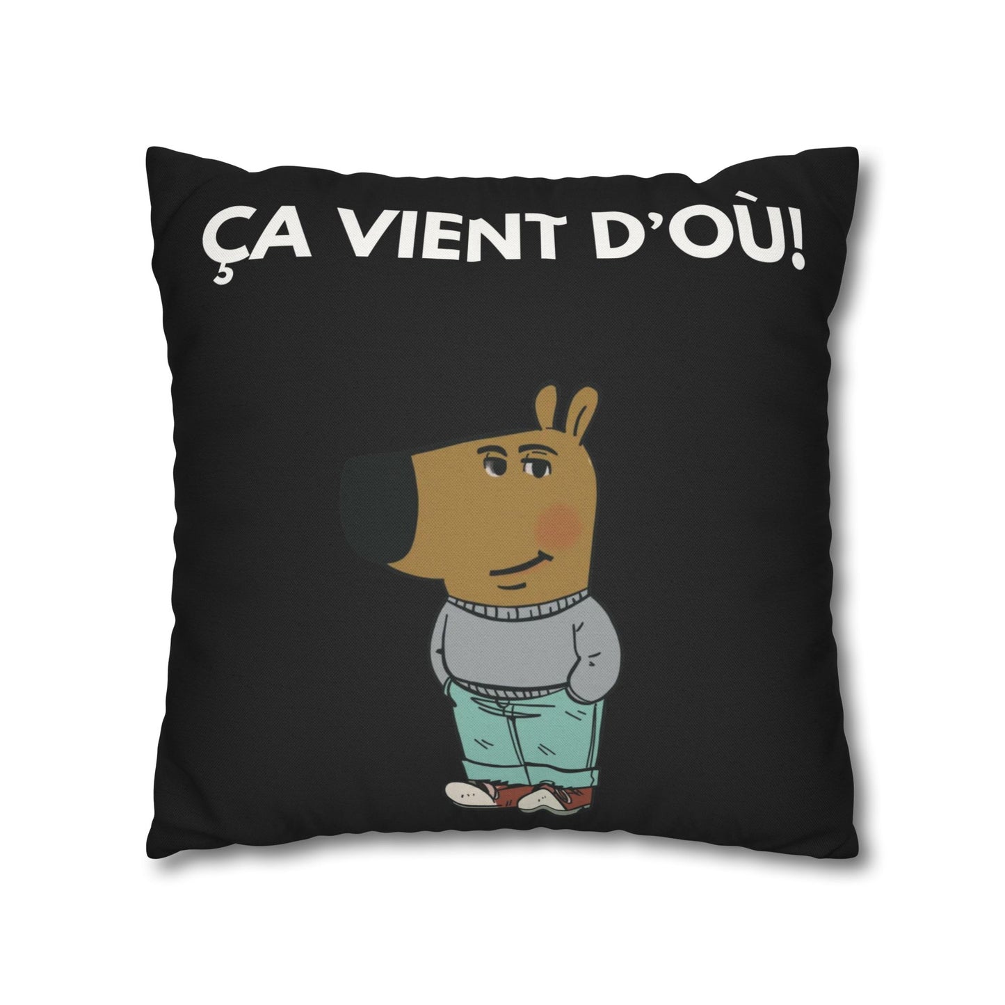 Taie d’oreiller Amusante – Décoration Humoristique pour la Maison Chill Guy