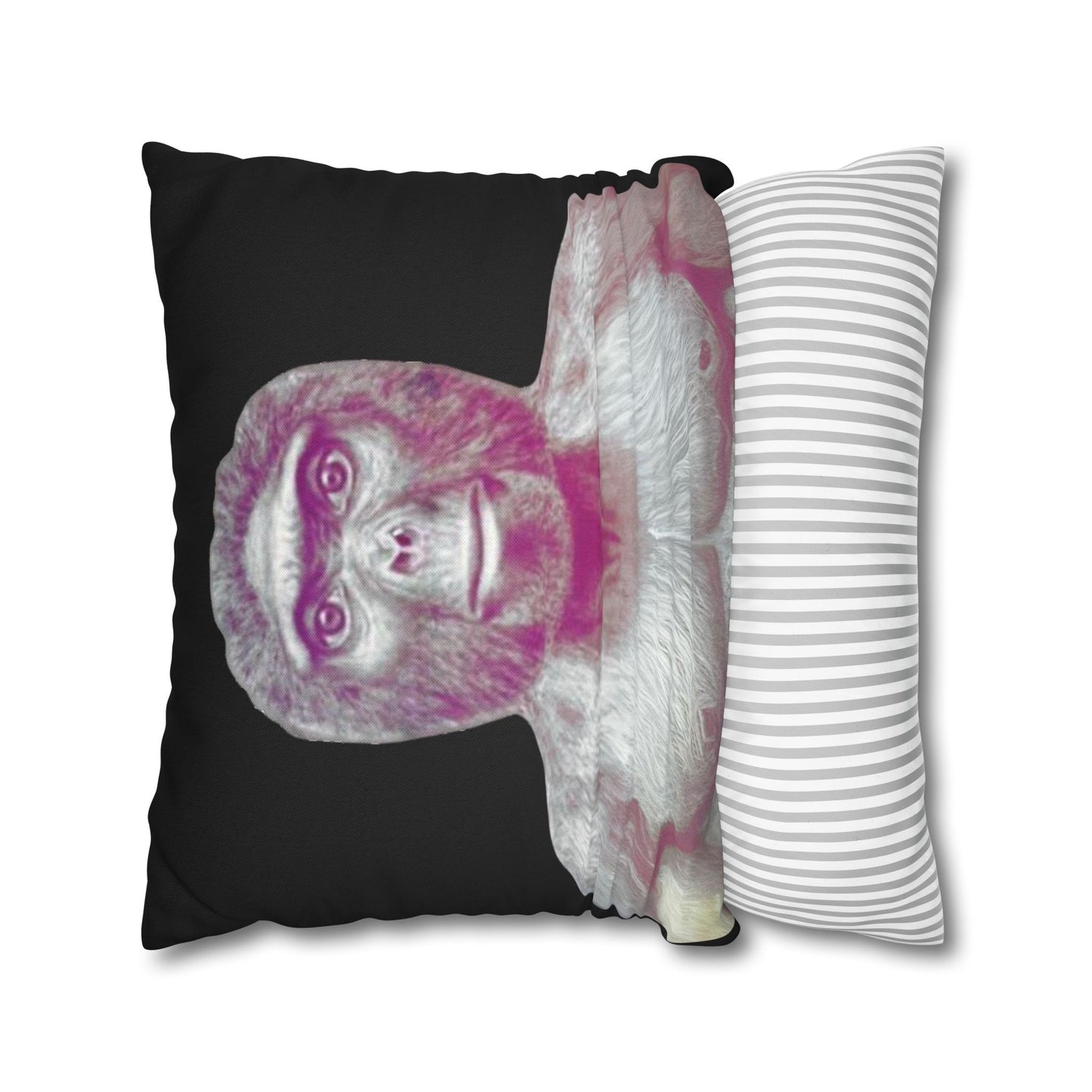 Taie d’oreiller Amusante – Décoration Humoristique pour la Maison Le singe allo salam