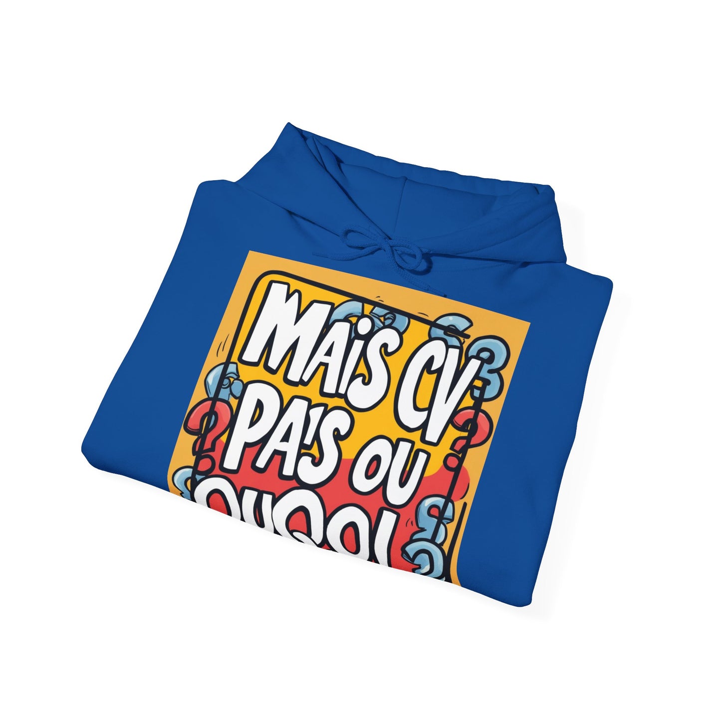 Hoodie unisexe drôle - Sweat-shirt graphique Mais cv pas ou quoi