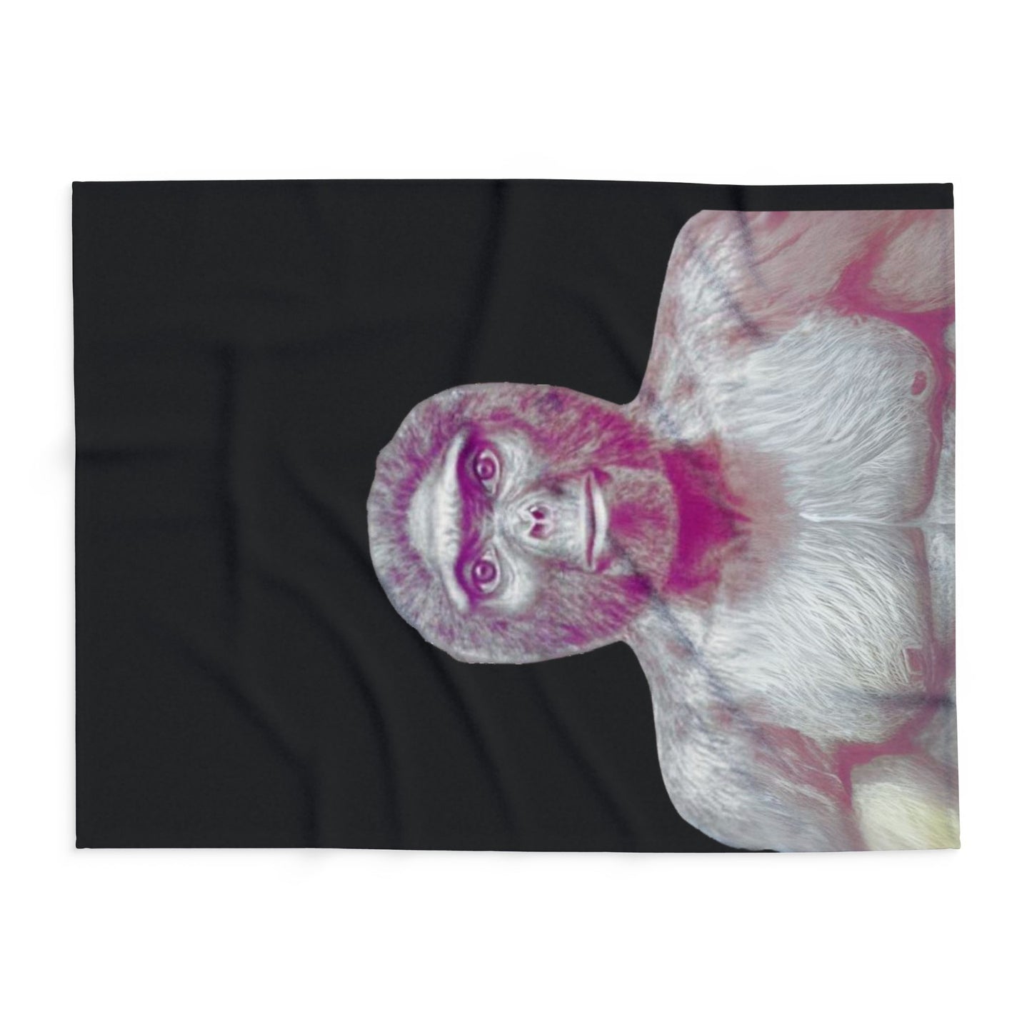 Plaid en polaire arctique Le singe