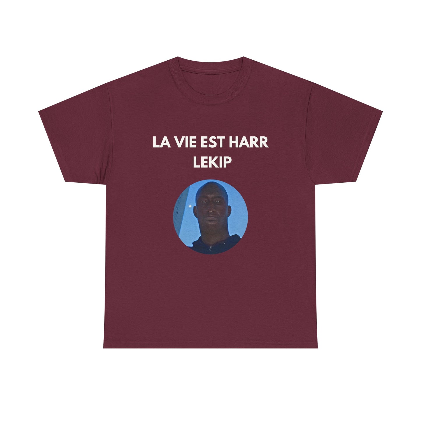 T-shirt humoristique unisexe en coton épais -Trend c'est harr lekip