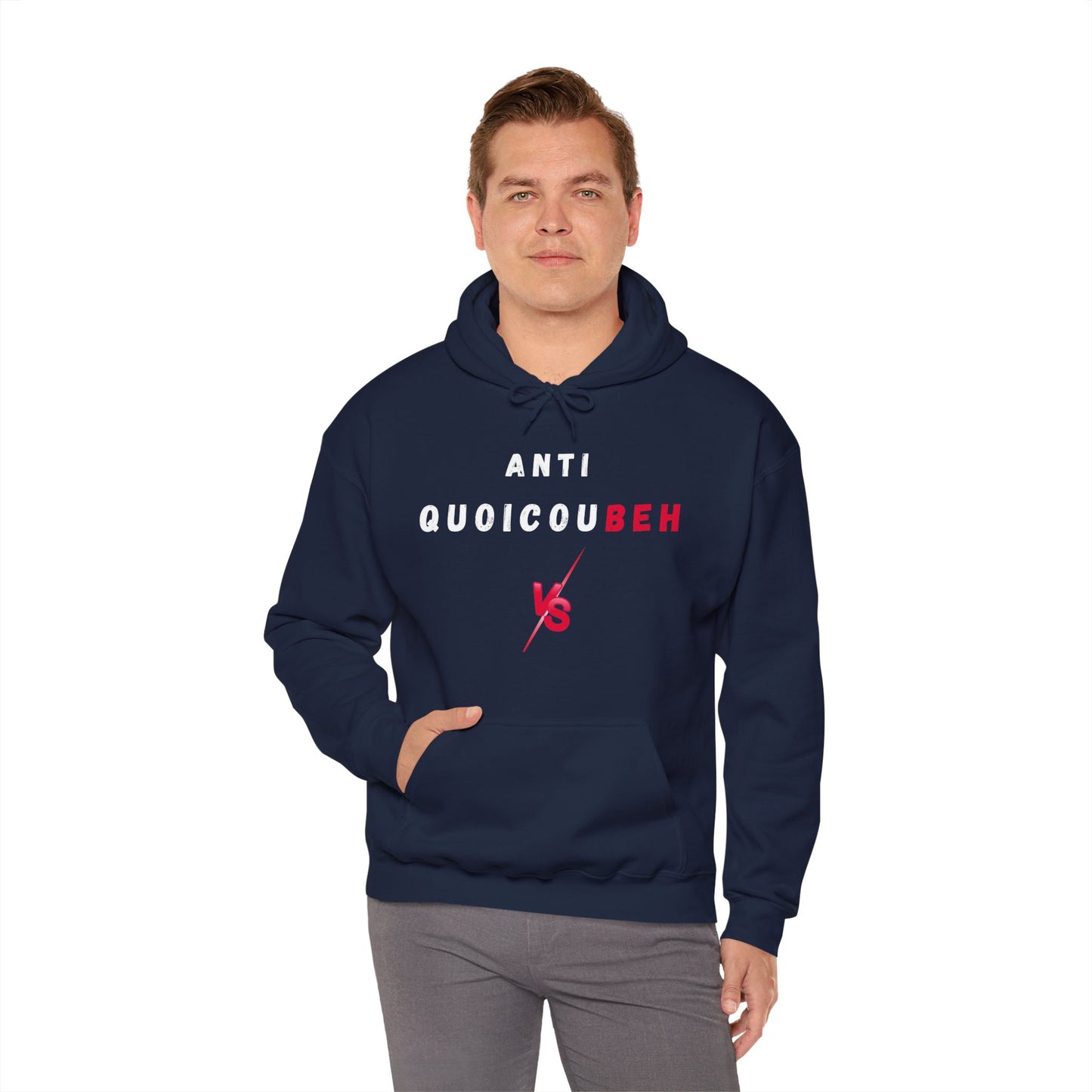 Hoodie unisexe drôle - Sweat-shirt Anti Quoicoubeh