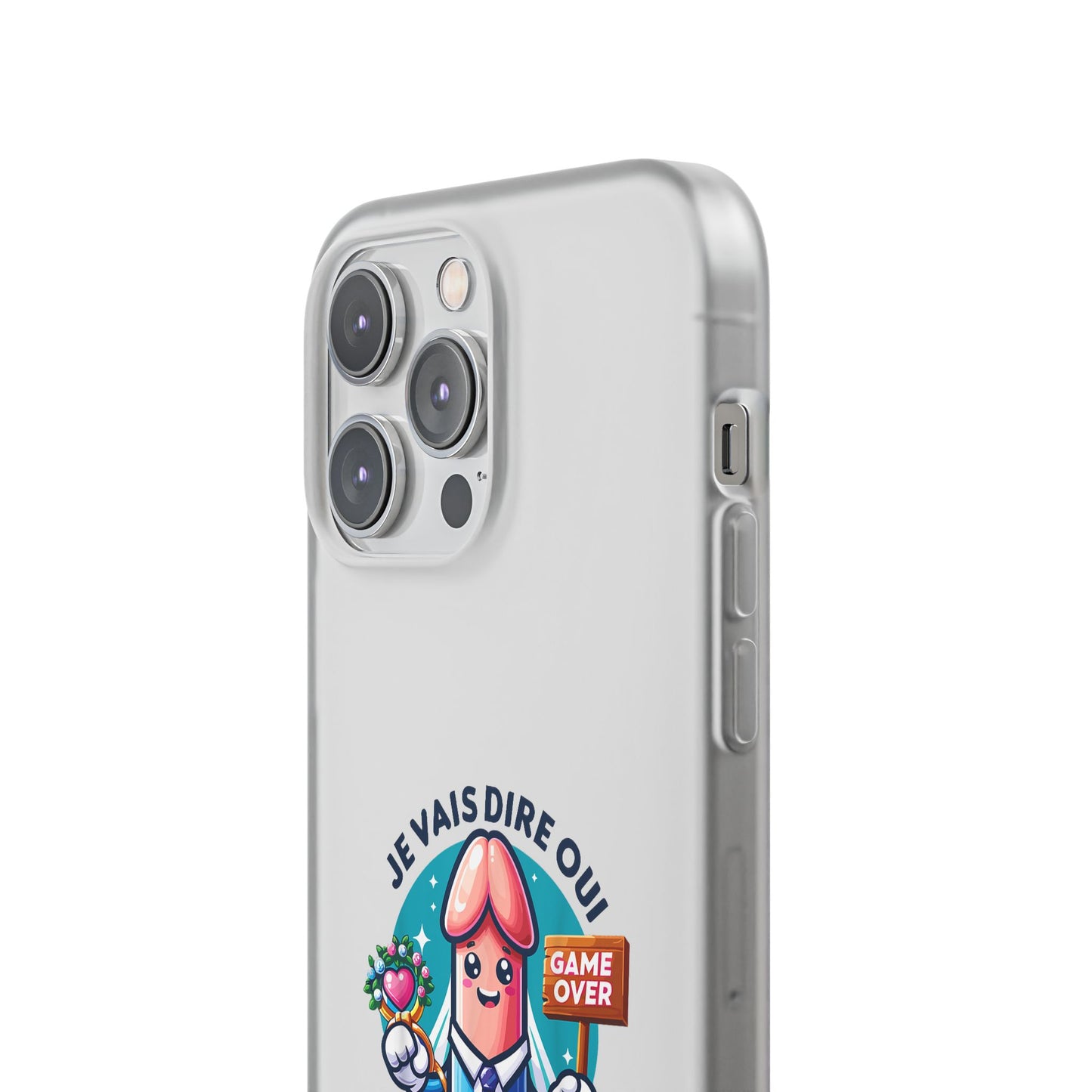 Coque flexible Je vais dire oui au même zizi pour toute la vie