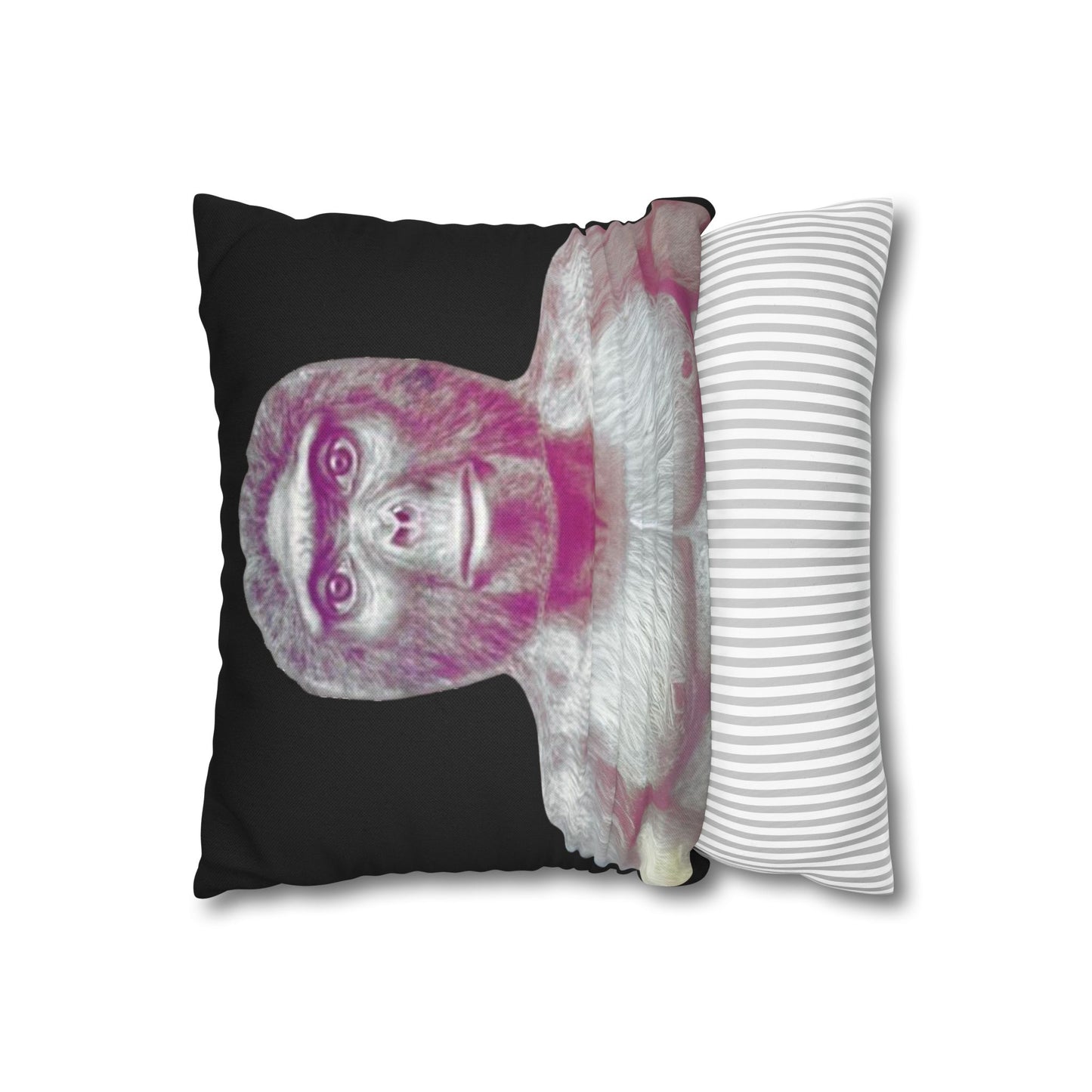 Taie d’oreiller Amusante – Décoration Humoristique pour la Maison Le singe allo salam