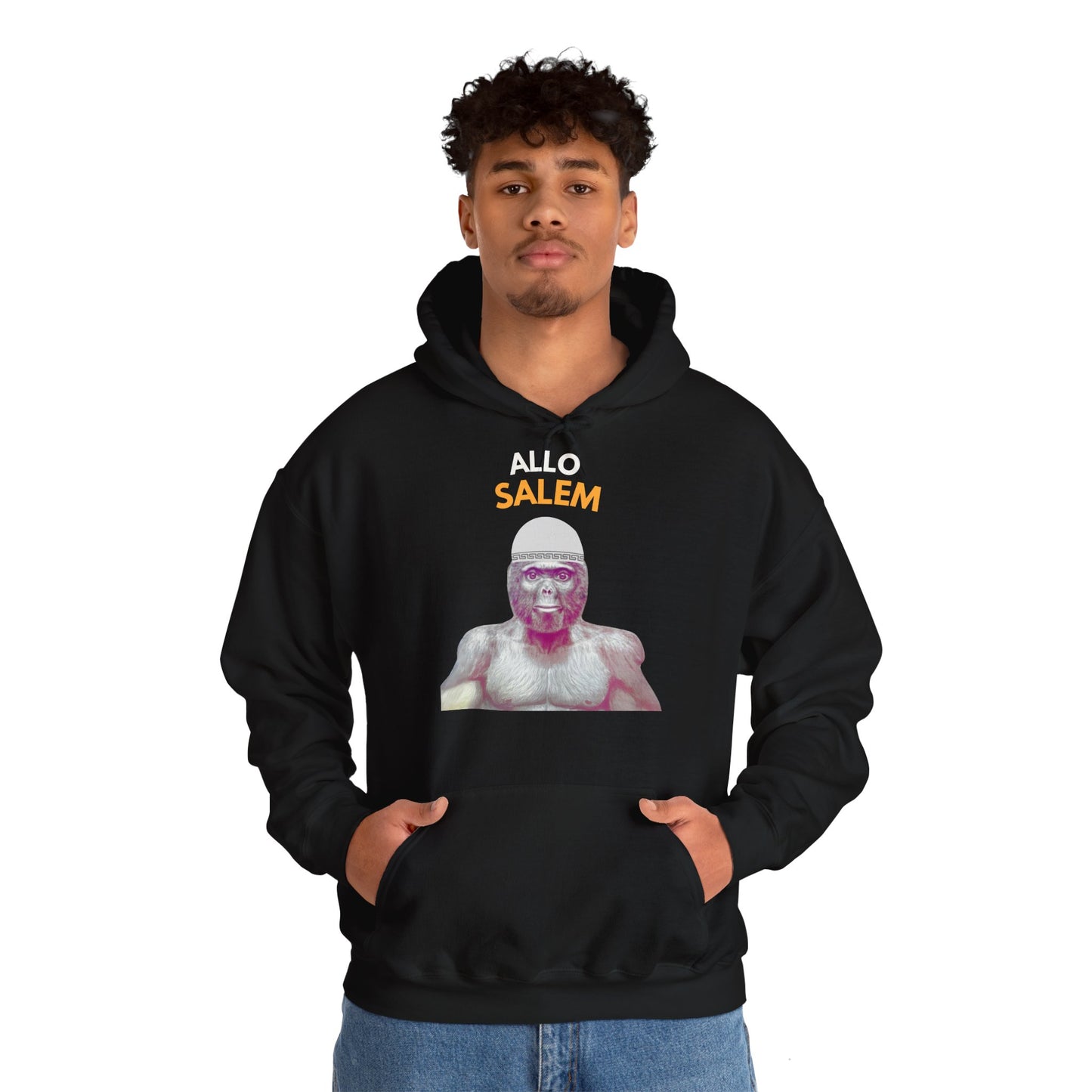 Hoodie unisexe drôle - Sweat-shirt graphique Allo Salam