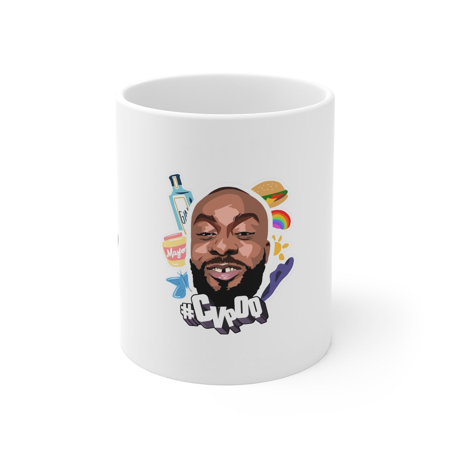 Tasse blanche de 325 ml  – Binobile mais cv pas ou quoi