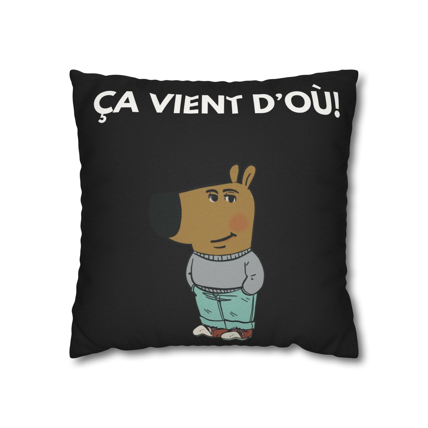 Taie d’oreiller Amusante – Décoration Humoristique pour la Maison Chill Guy