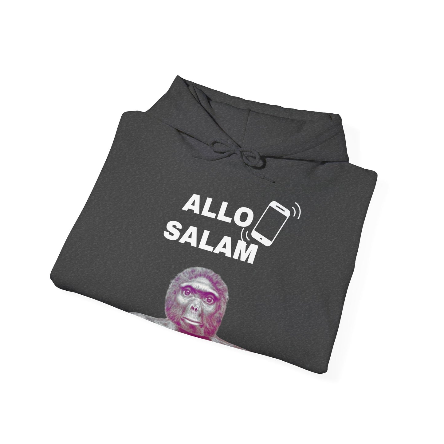 Hoodie unisexe drôle - Sweat-shirt graphique 'Allo Salam'