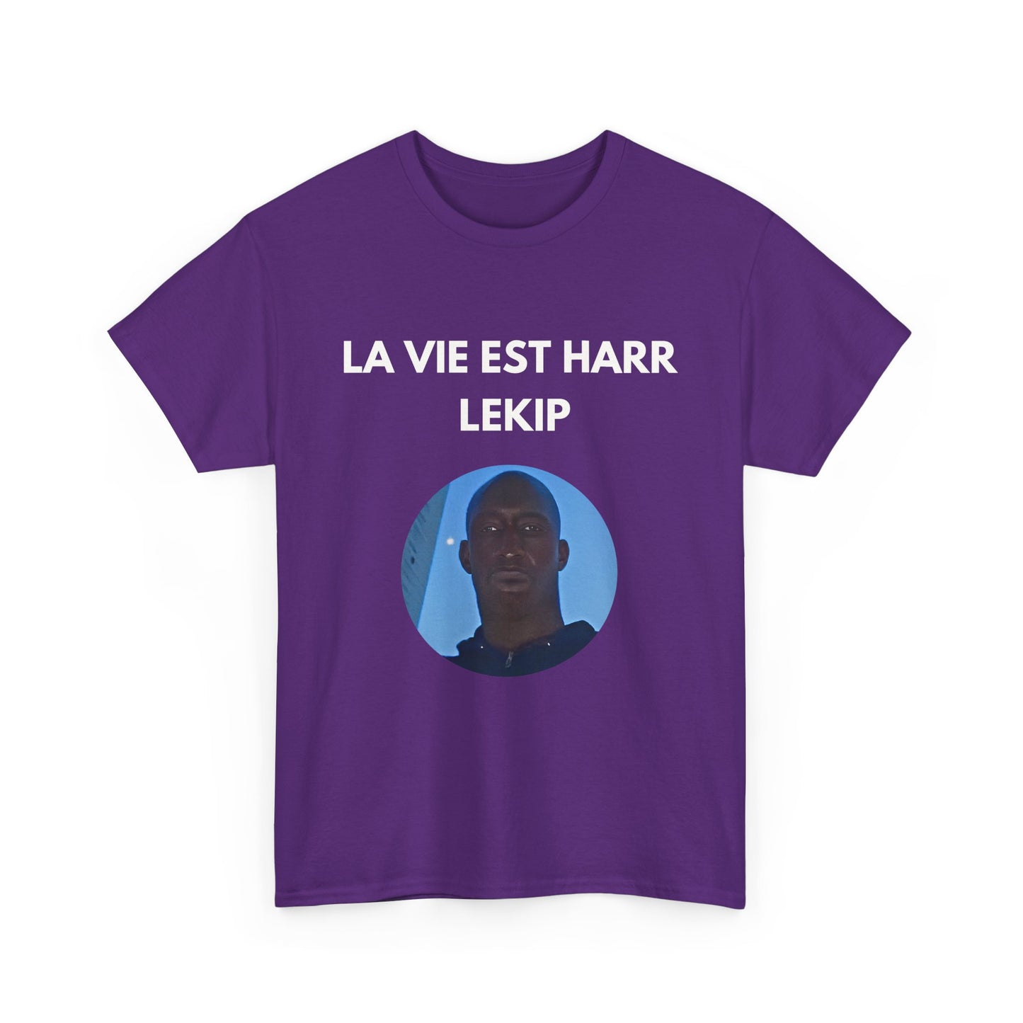T-shirt humoristique unisexe en coton épais -Trend c'est harr lekip