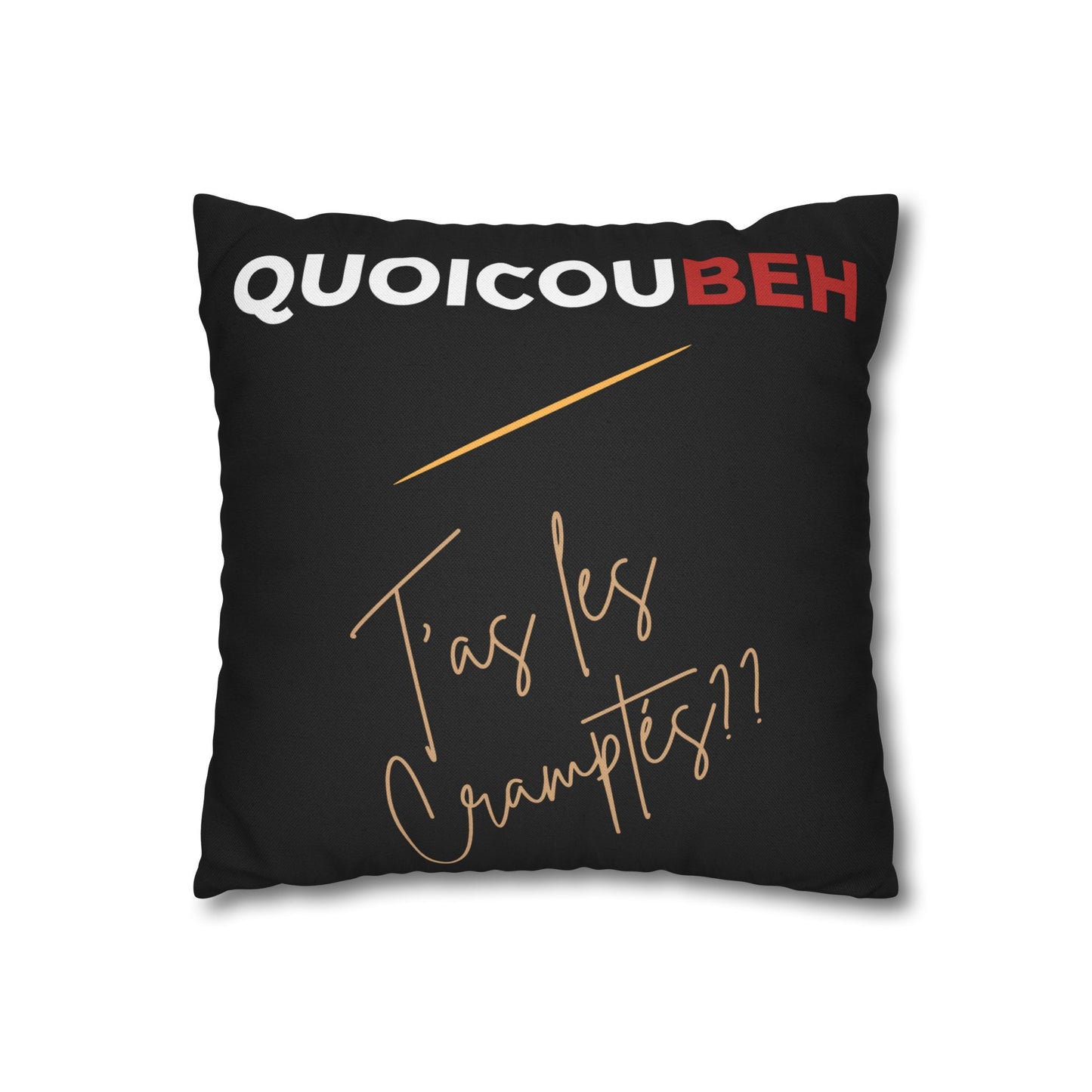 Taie d’oreiller Amusante – Décoration Humoristique pour la Maison Quoicoubeh