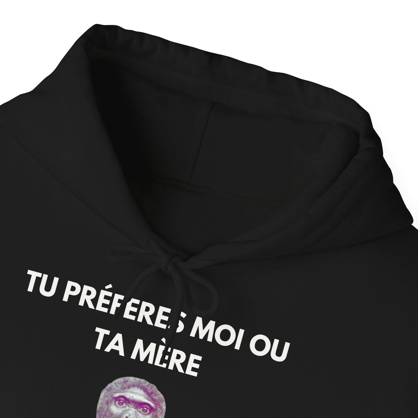 Hoodie unisexe drôle - Sweat-shirt graphique Tu préfère moi ou ta mère