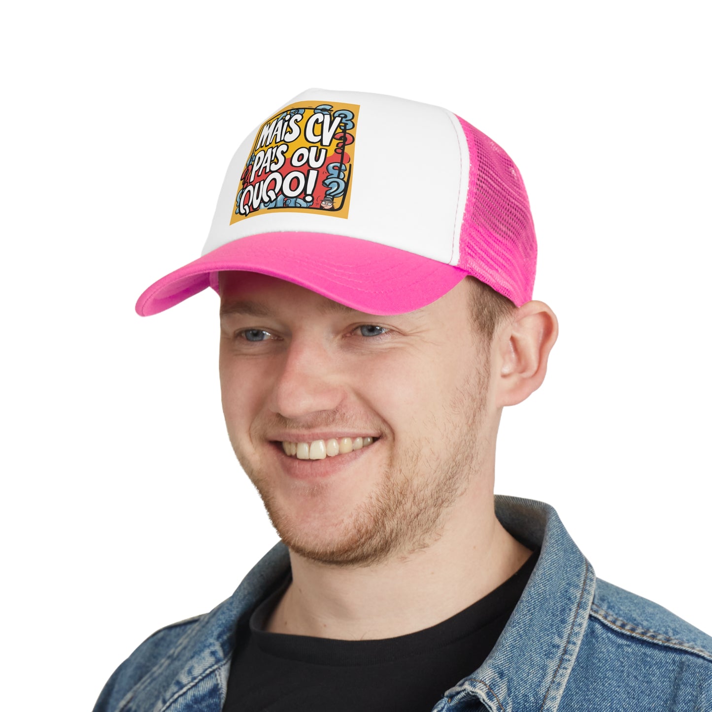 Casquette en maille Unique – Chapeau amusant et original Quoicoubeh