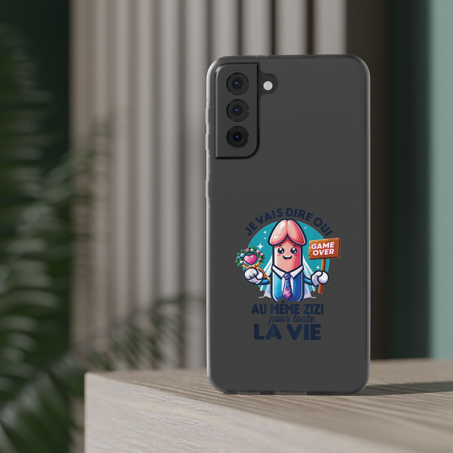 Coque flexible Je vais dire oui au même zizi pour toute la vie