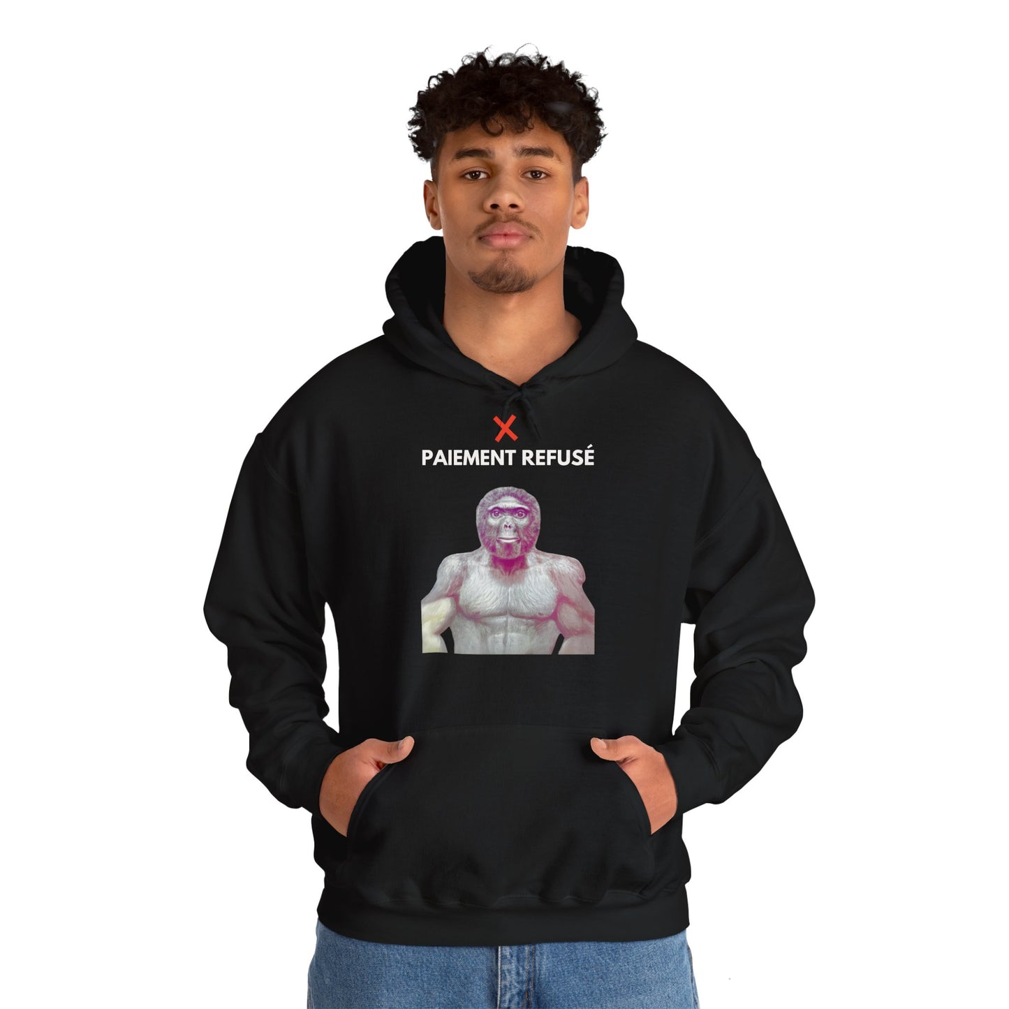 Hoodie unisexe drôle - Sweat-shirt Paiement refusé