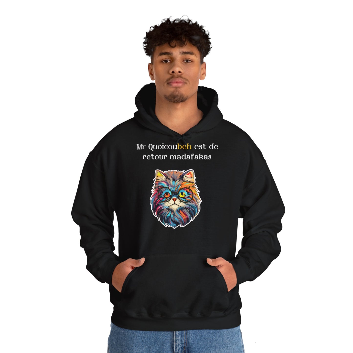 Hoodie unisexe drôle - Sweat-shirt graphique Quoicoubeh  Madafakas