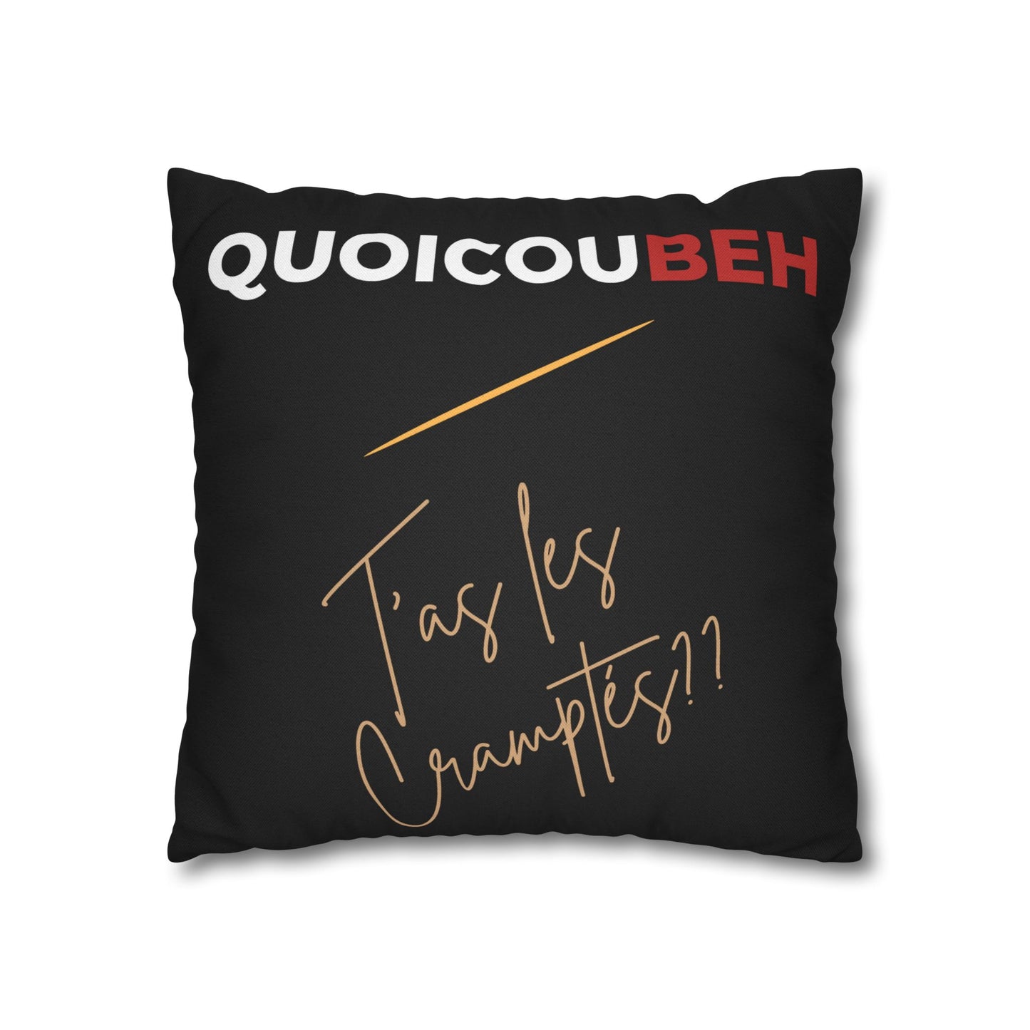 Taie d’oreiller Amusante – Décoration Humoristique pour la Maison Quoicoubeh