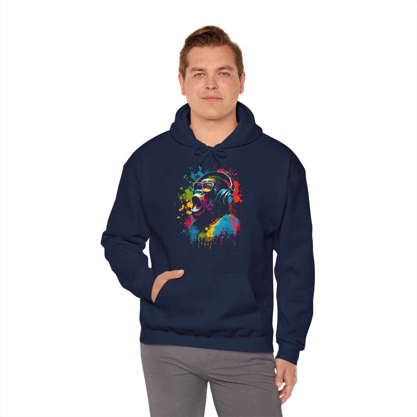 Hoodie unisexe drôle - Sweat-shirt Cool singe