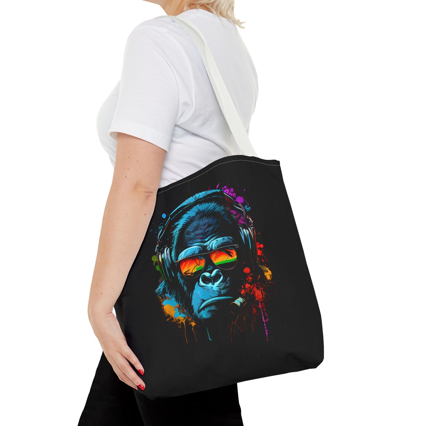 Tote Bag – Singe monkey Dj écouteurs lunettes du soleil Gorilla