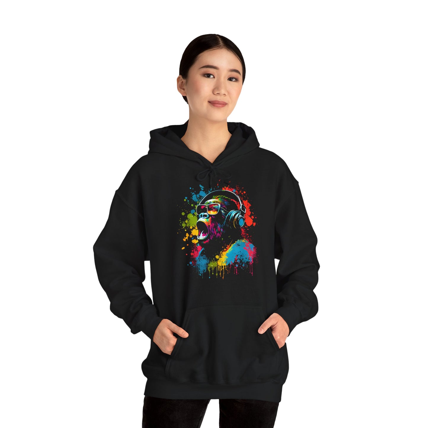 Hoodie unisexe drôle - Sweat-shirt Cool singe