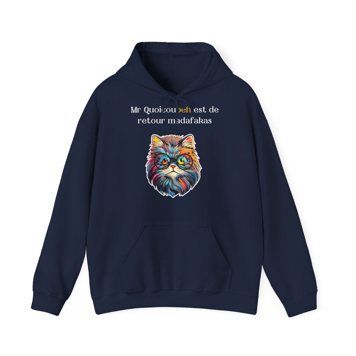 Hoodie unisexe drôle - Sweat-shirt graphique Quoicoubeh  Madafakas