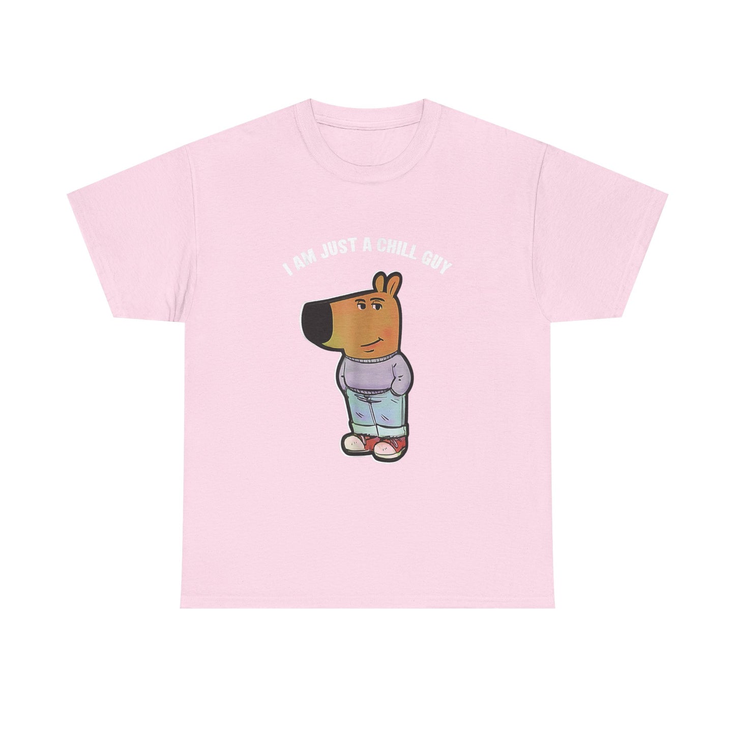 T-shirt humoristique unisexe en coton épais - Chill Guy