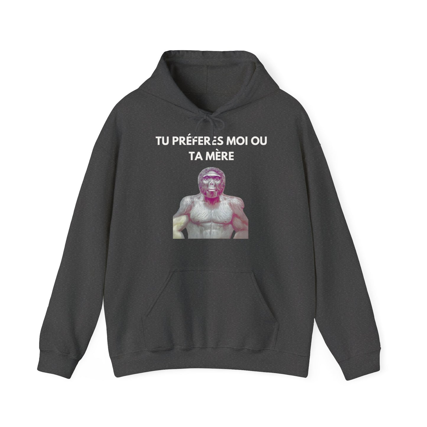 Hoodie unisexe drôle - Sweat-shirt graphique Tu préfère moi ou ta mère