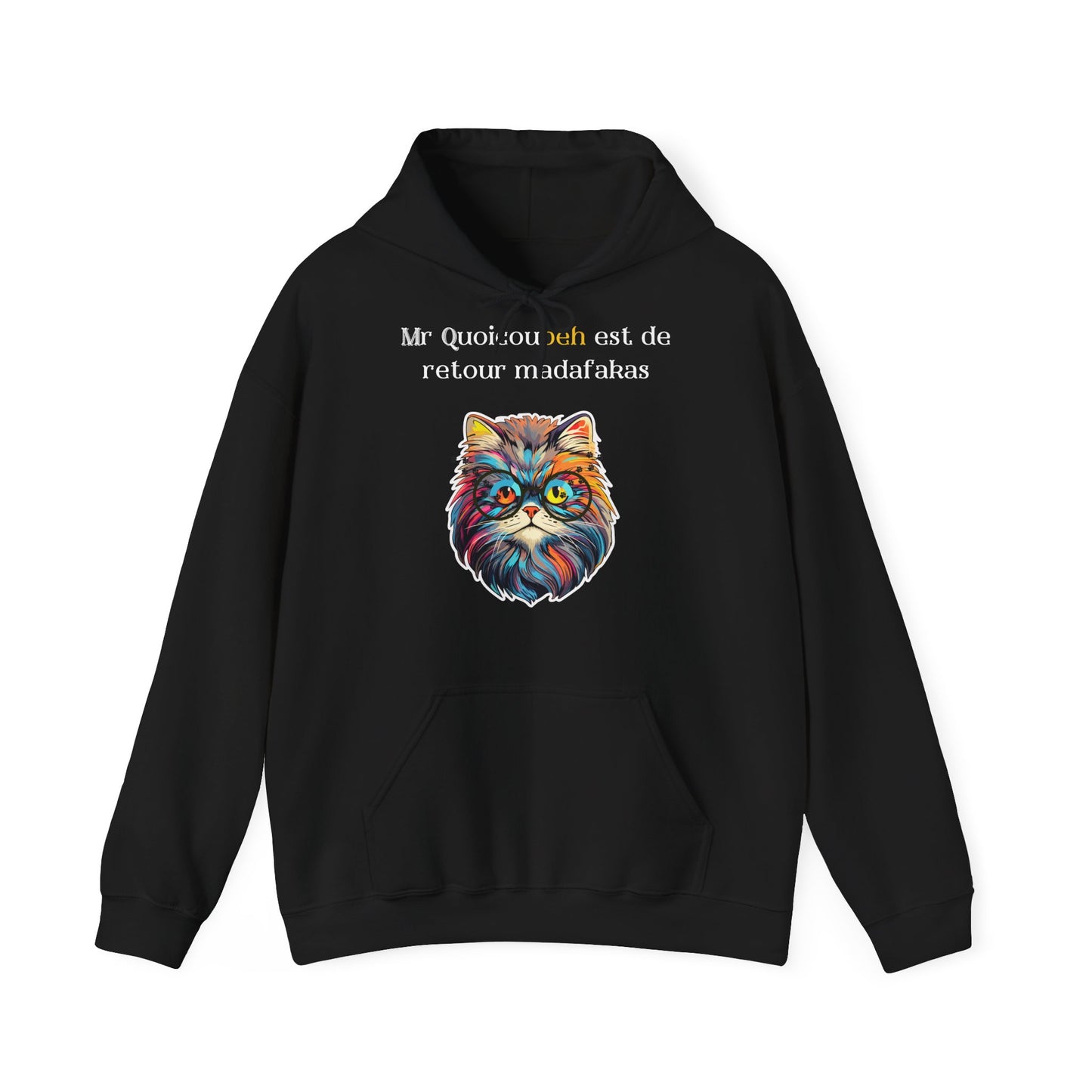 Hoodie unisexe drôle - Sweat-shirt graphique Quoicoubeh  Madafakas
