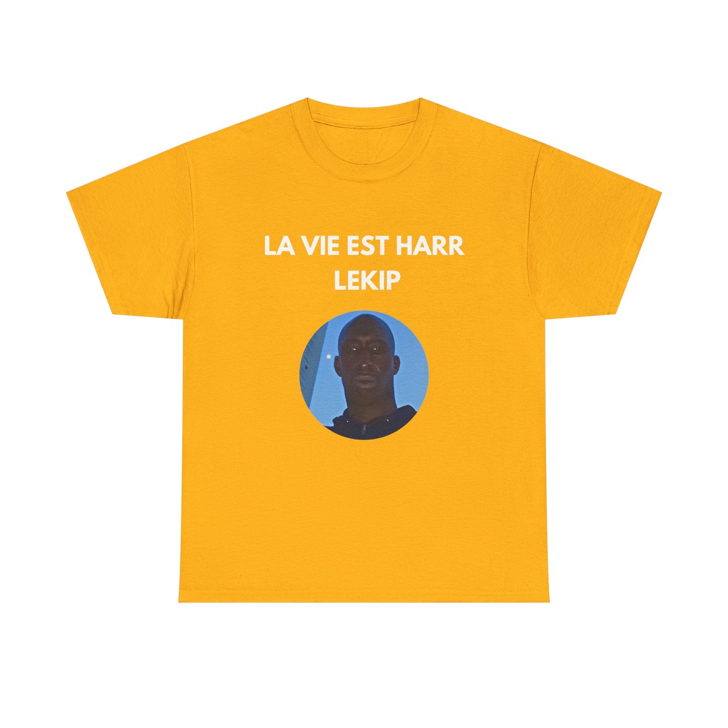T-shirt humoristique unisexe en coton épais -Trend c'est harr lekip