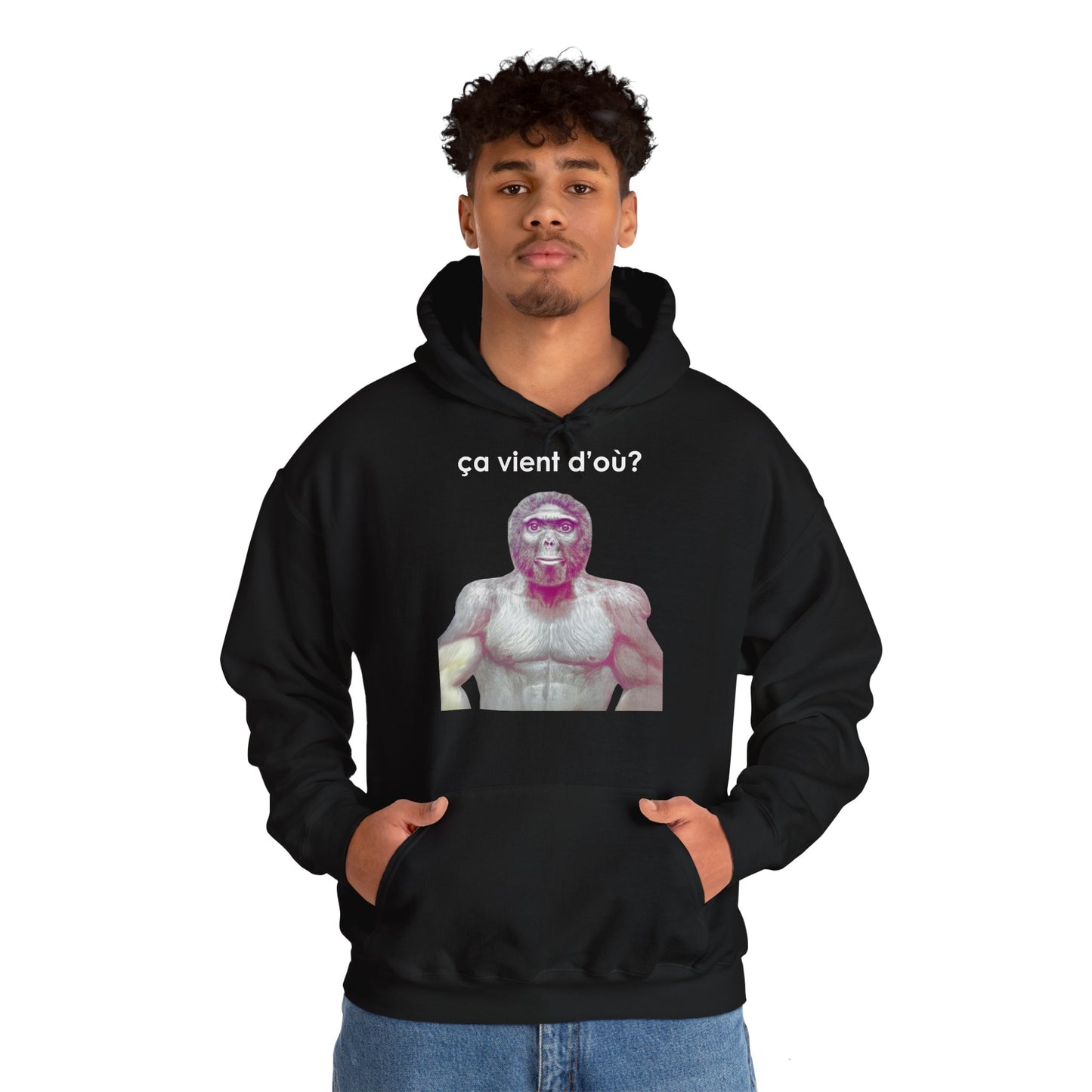 Hoodie unisexe drôle - Sweat-shirt graphique ça vient d'où