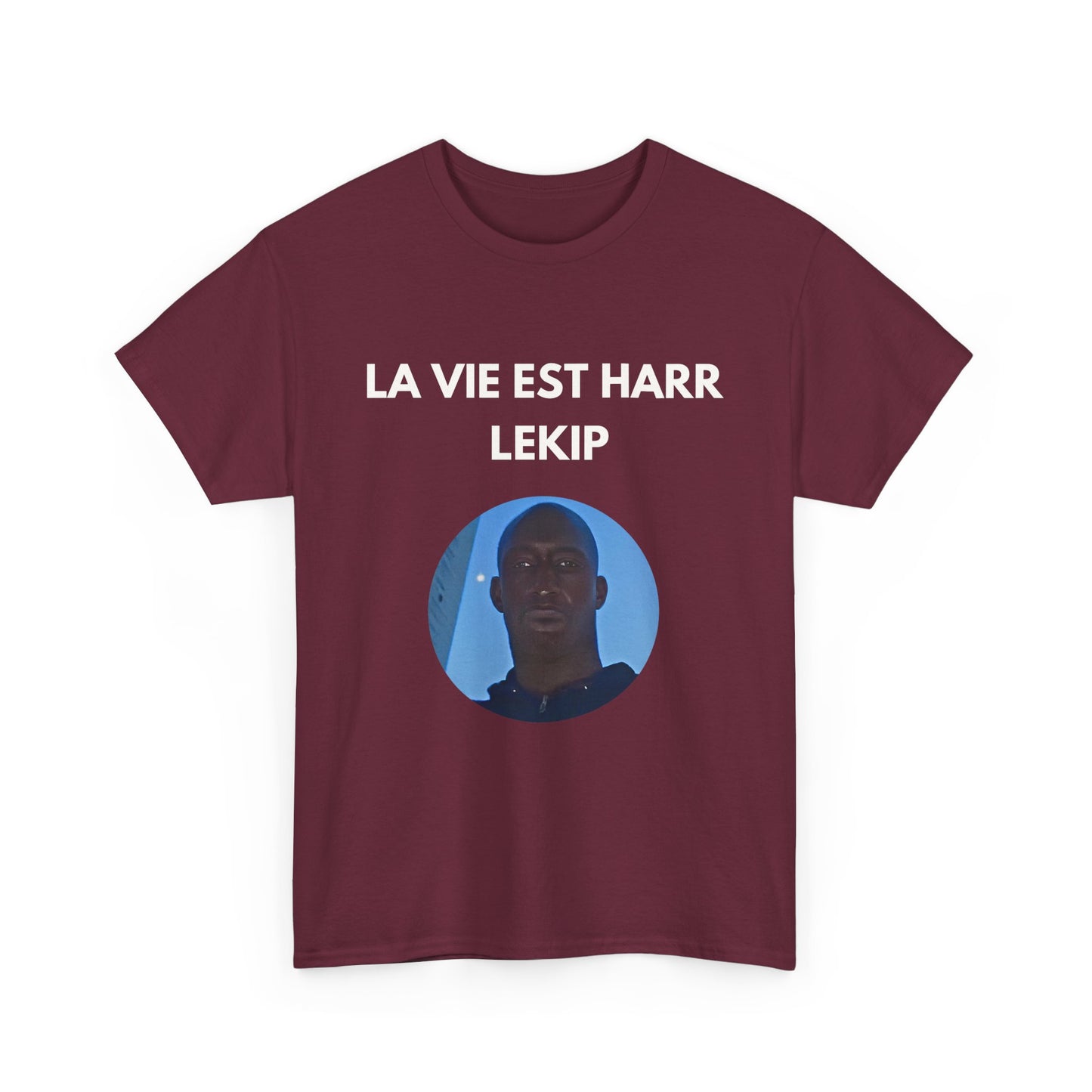 T-shirt humoristique unisexe en coton épais -Trend c'est harr lekip