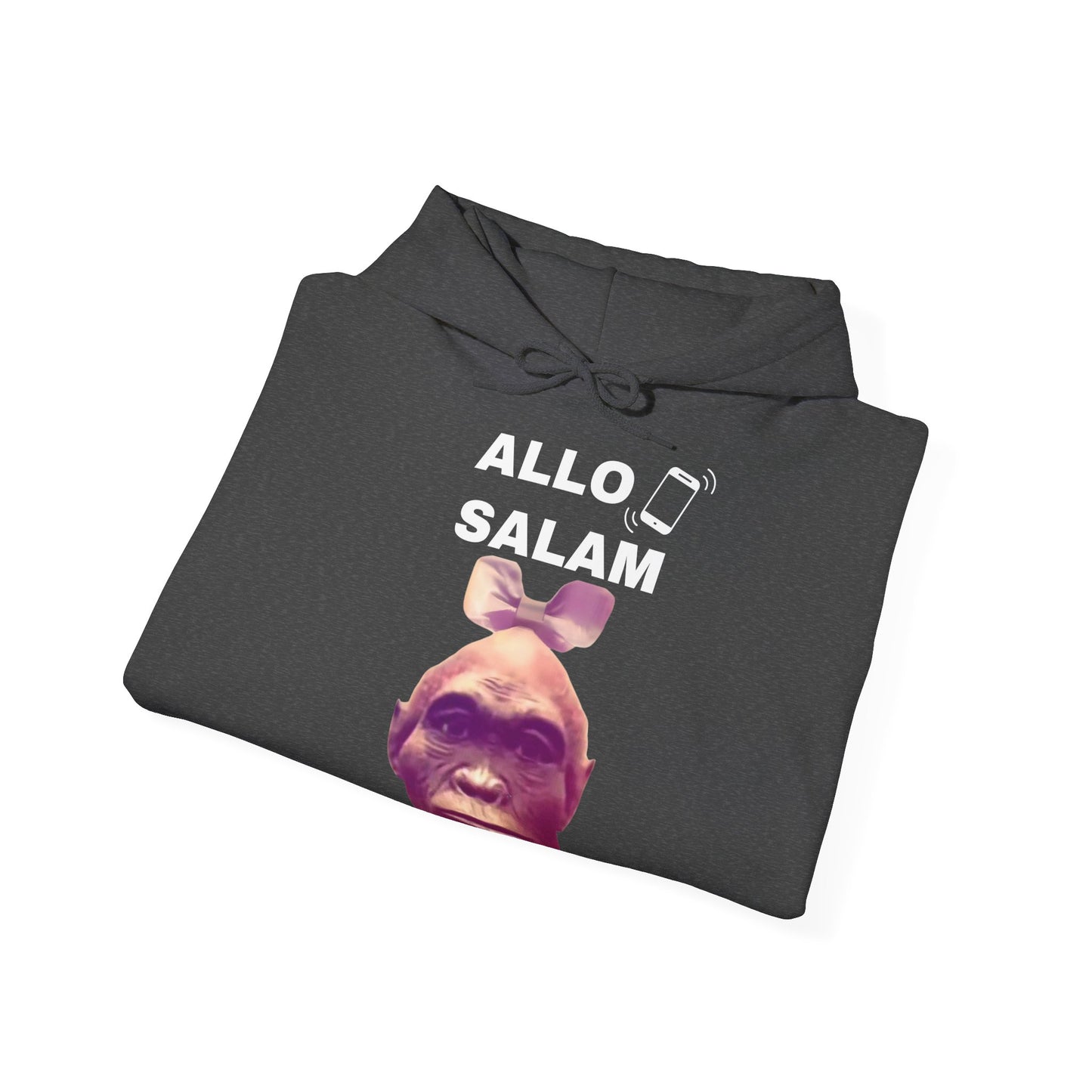 Hoodie unisexe drôle - Sweat-shirt graphique Allo Salam