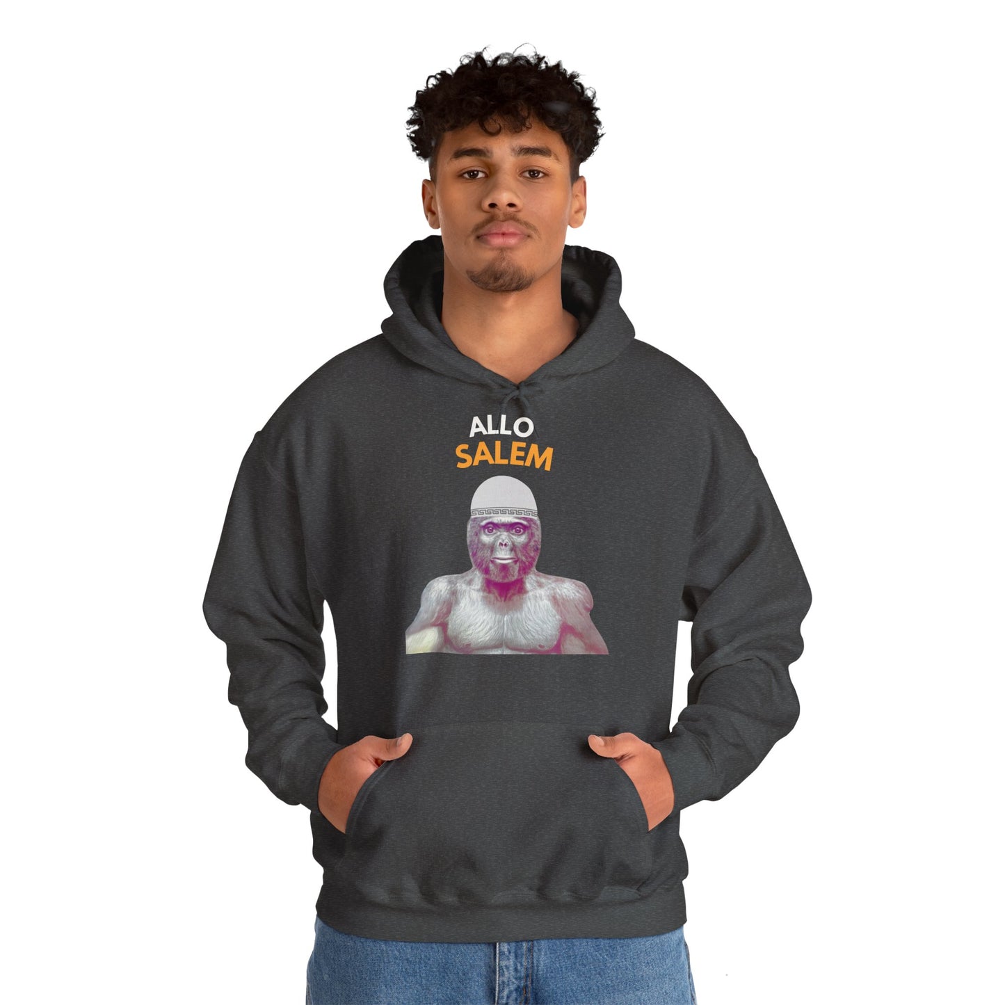 Hoodie unisexe drôle - Sweat-shirt graphique Allo Salam