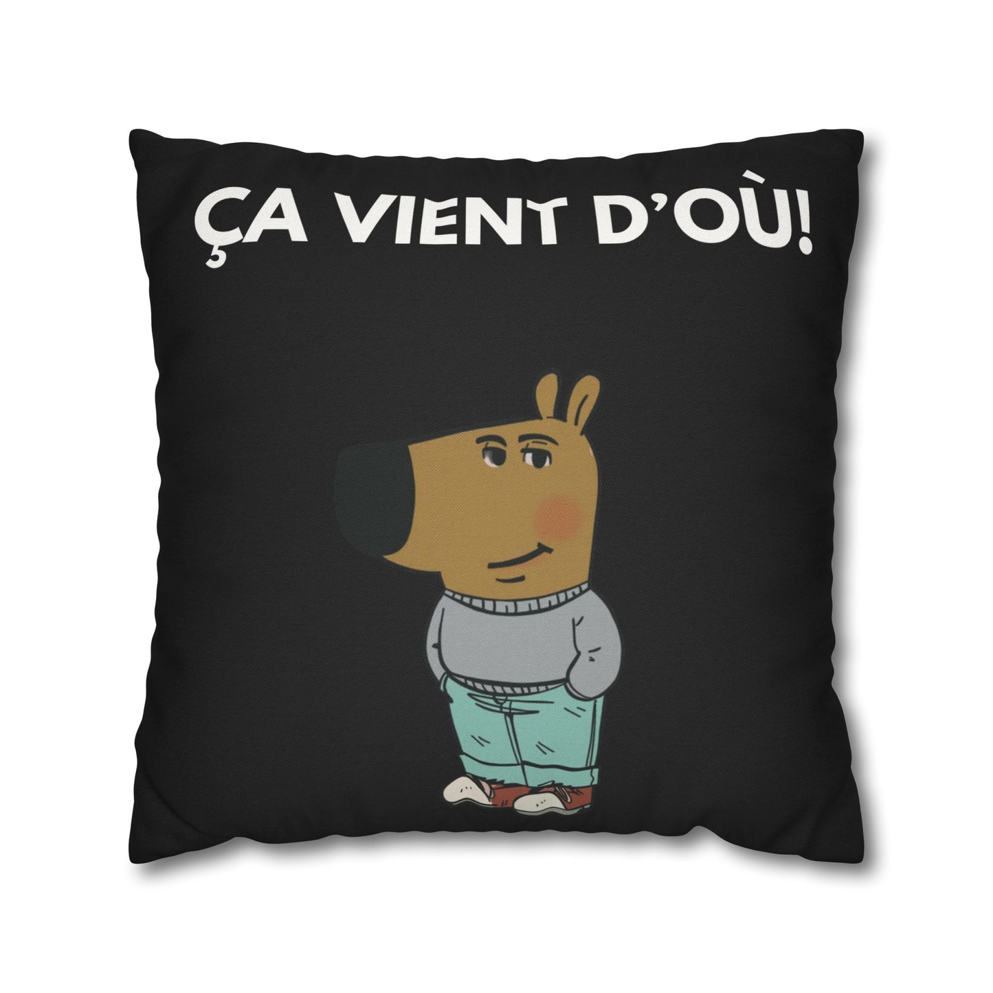 Taie d’oreiller Amusante – Décoration Humoristique pour la Maison Chill Guy