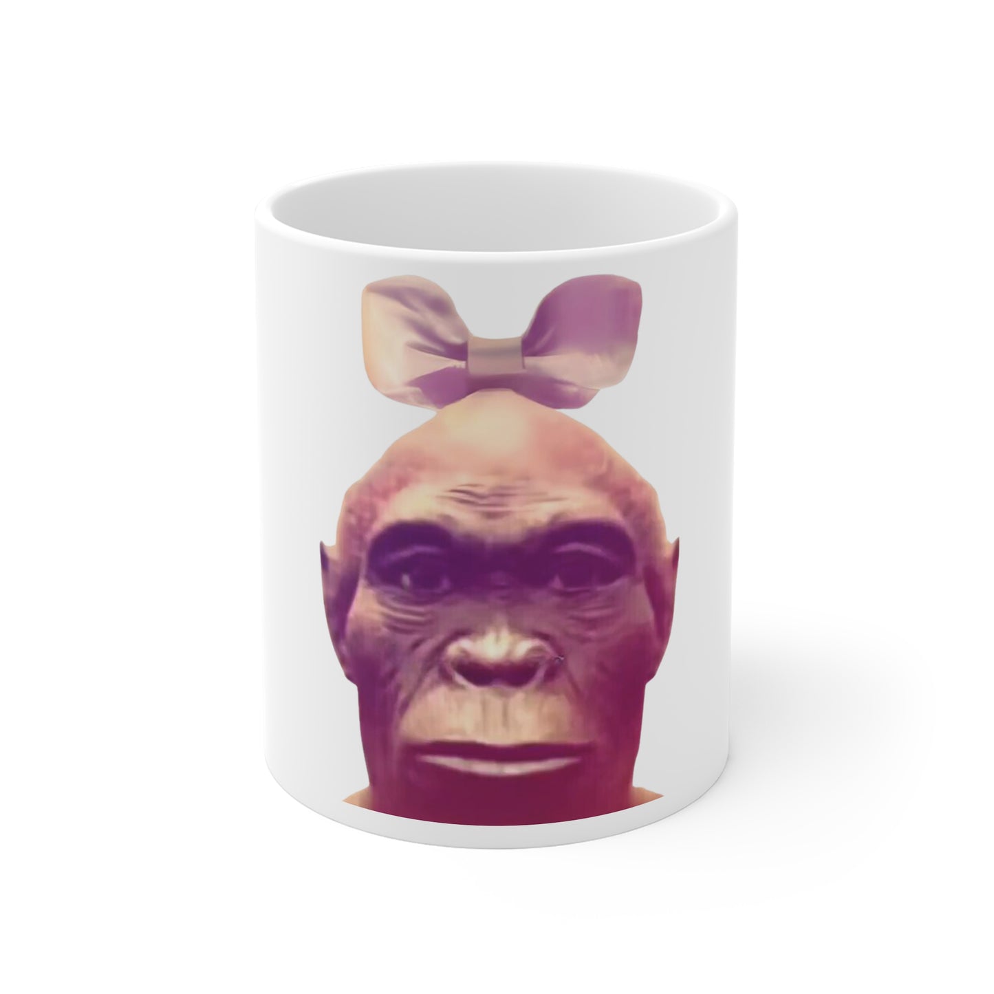 Tasse blanche de 325 ml  – Trend le singe