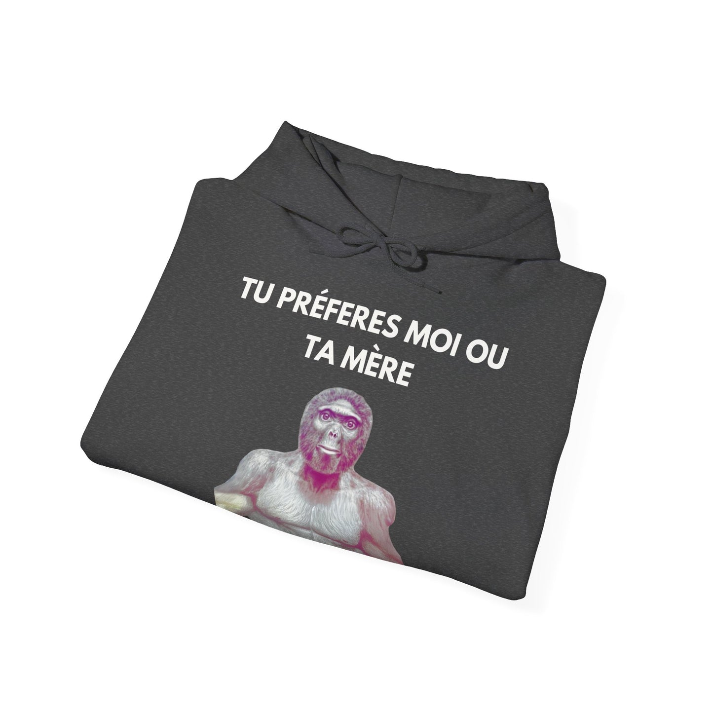 Hoodie unisexe drôle - Sweat-shirt graphique Tu préfère moi ou ta mère