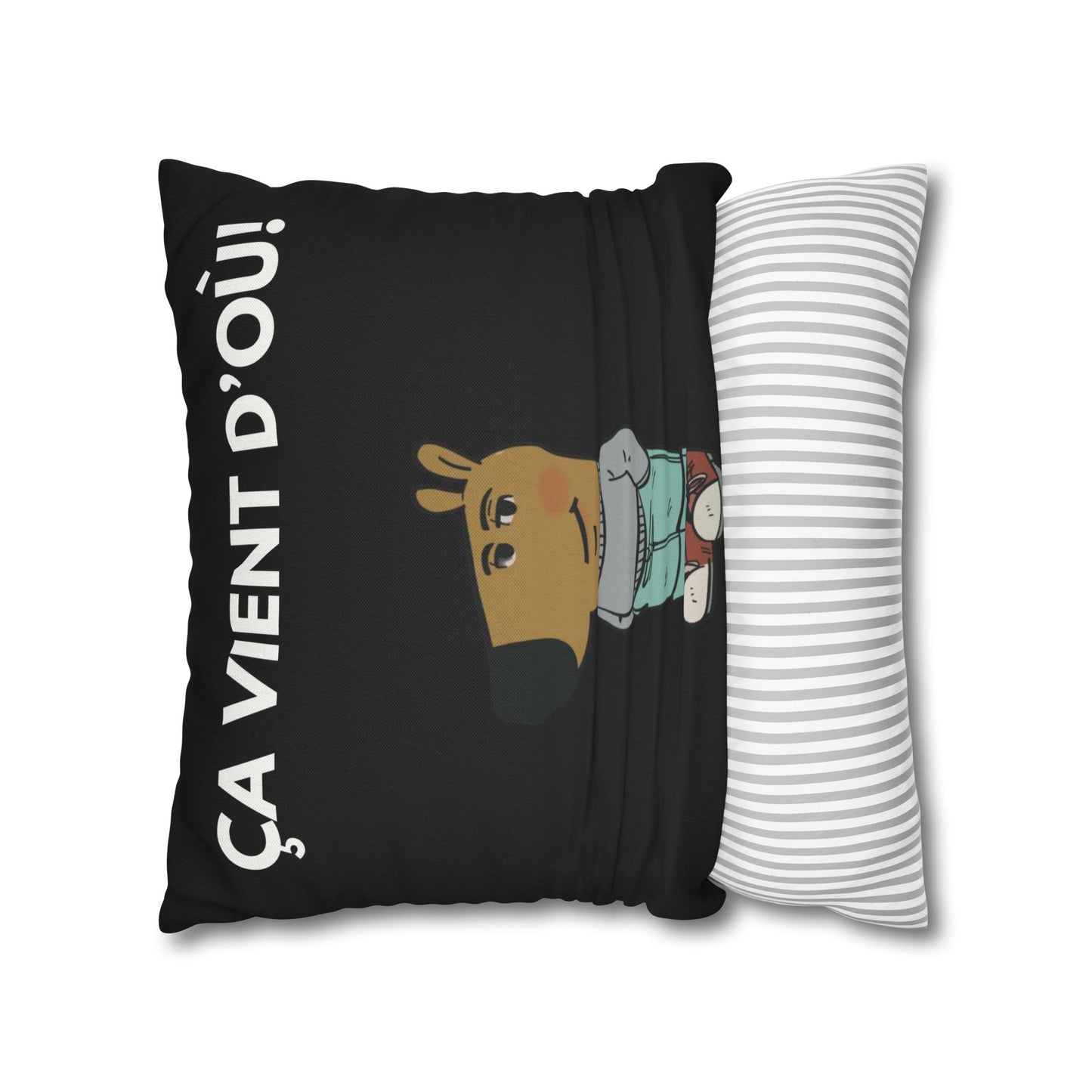 Taie d’oreiller Amusante – Décoration Humoristique pour la Maison Chill Guy