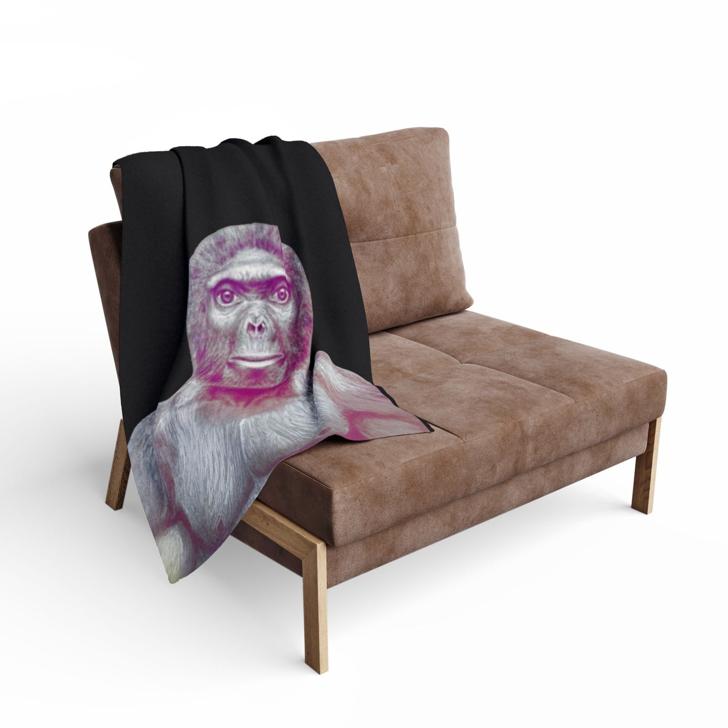 Plaid en polaire arctique Le singe