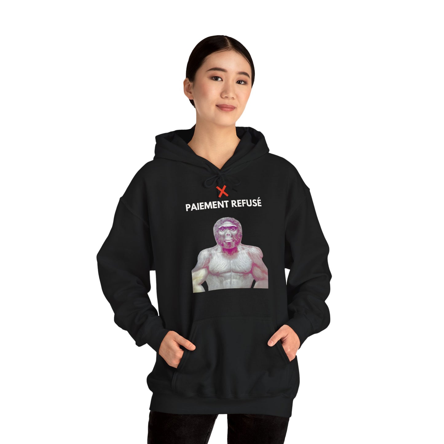Hoodie unisexe drôle - Sweat-shirt Paiement refusé
