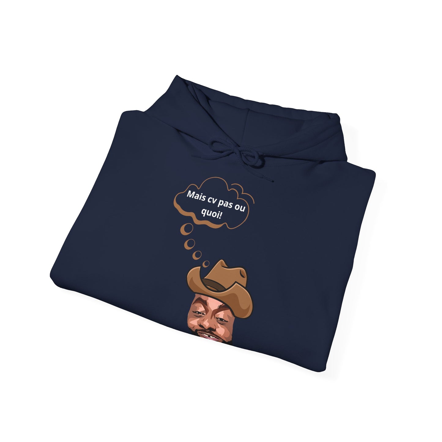 Hoodie unisexe drôle - Sweat-shirt graphique Binobile Mais cv pas ou quoi