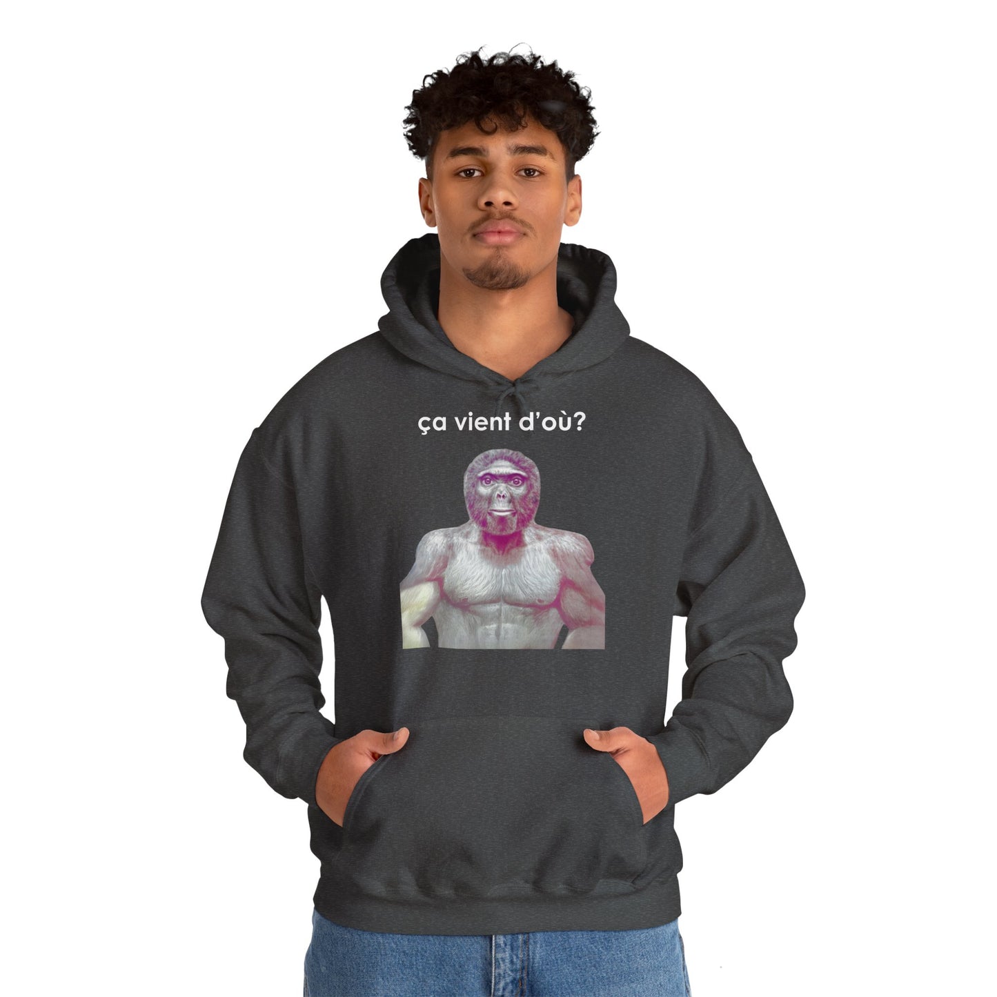 Hoodie unisexe drôle - Sweat-shirt graphique ça vient d'où