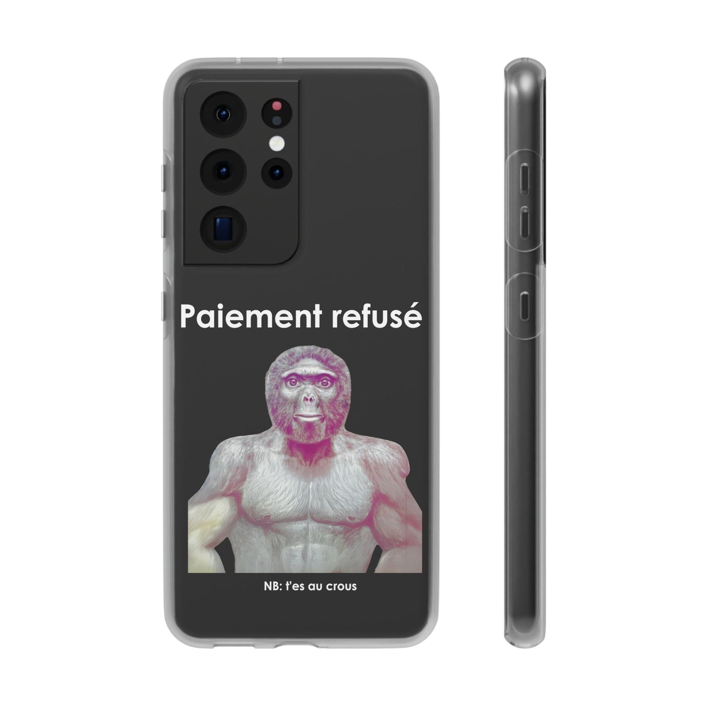 Coque flexible Paiement refusé