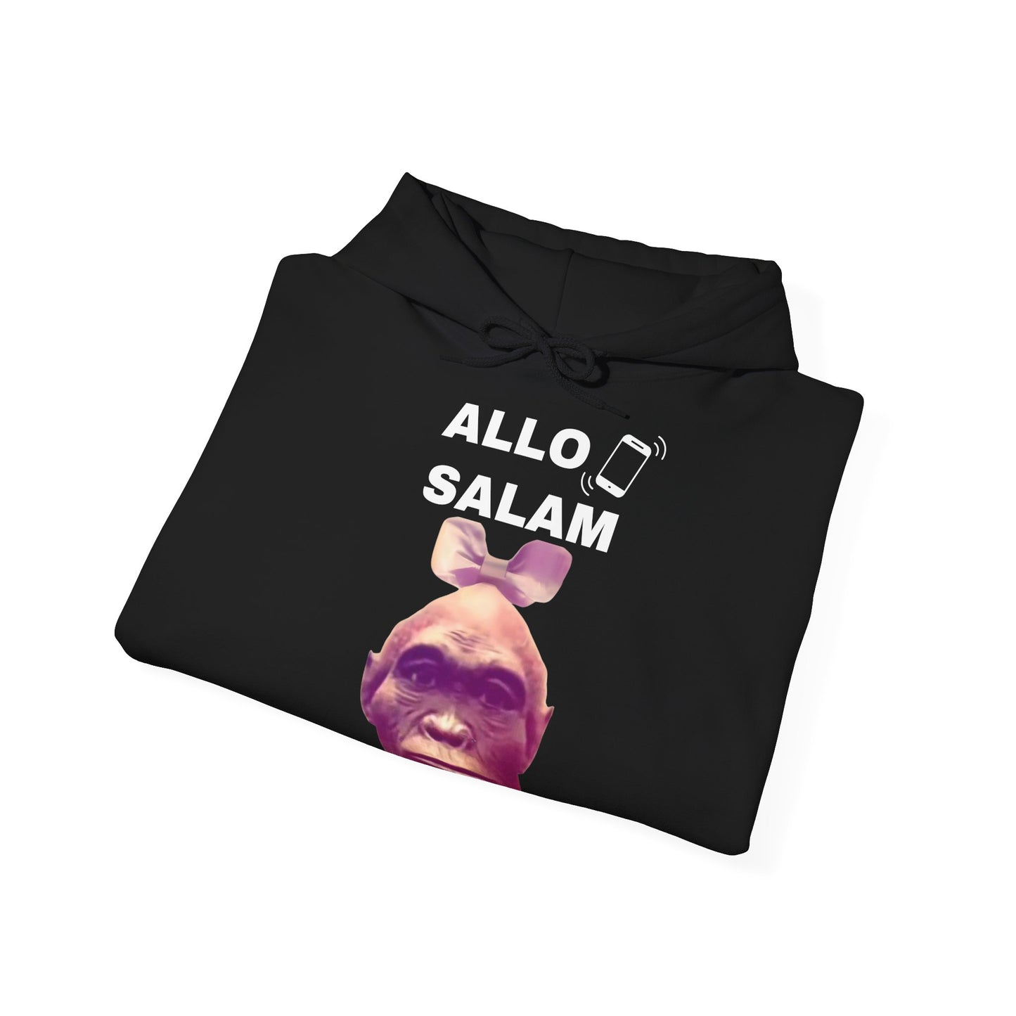 Hoodie unisexe drôle - Sweat-shirt graphique Allo Salam
