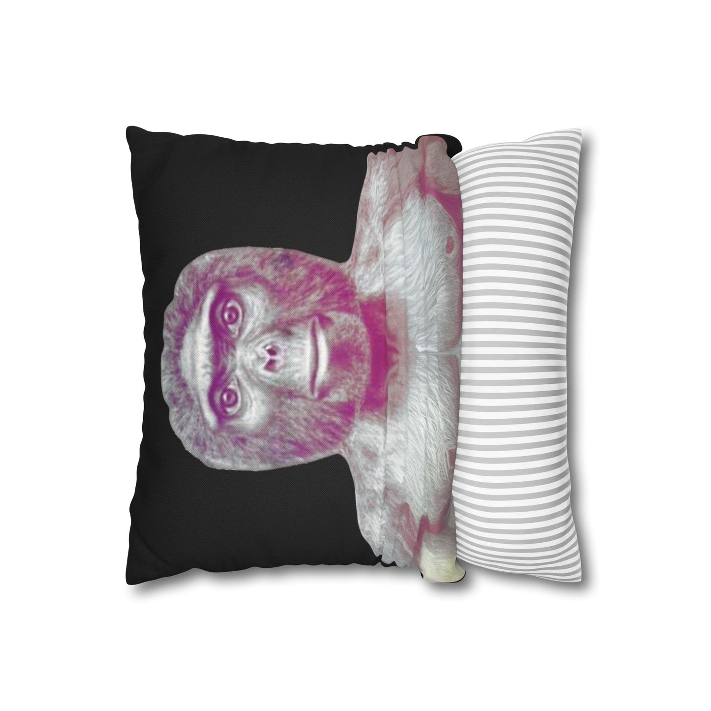 Taie d’oreiller Amusante – Décoration Humoristique pour la Maison Le singe allo salam