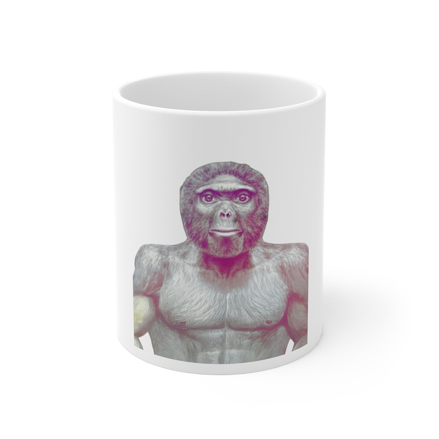 Tasse blanche de 325 ml – Trend le singe