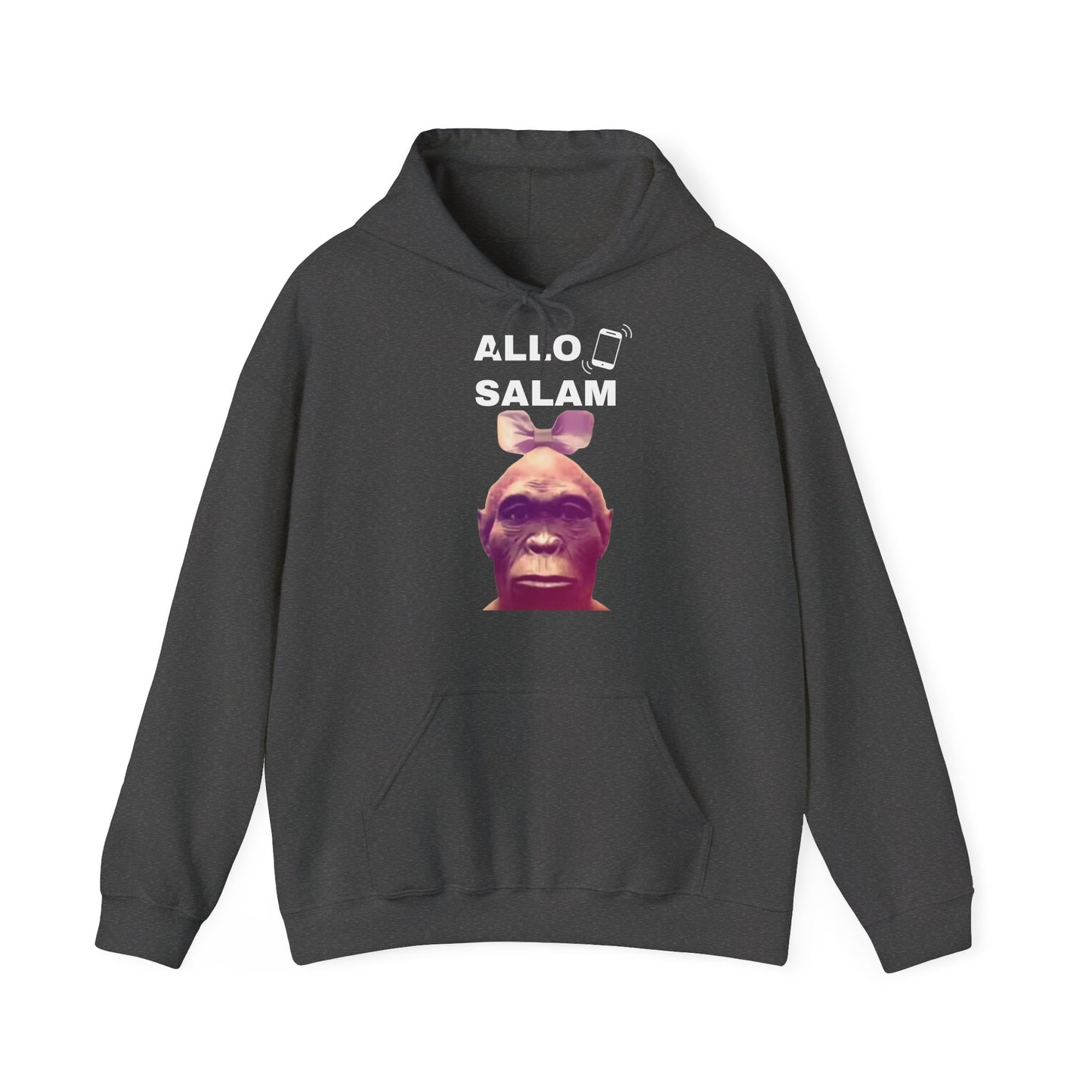 Hoodie unisexe drôle - Sweat-shirt graphique Allo Salam