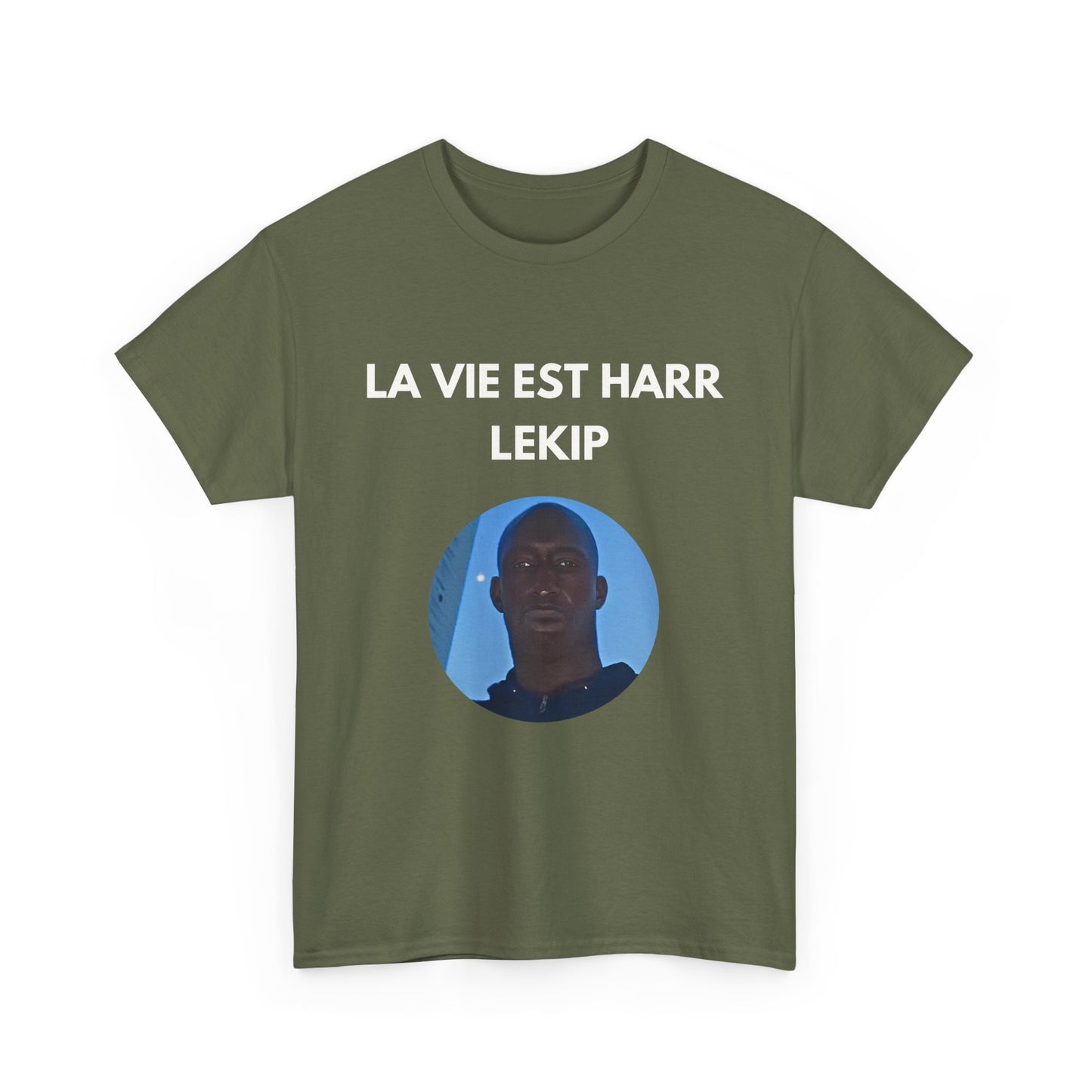 T-shirt humoristique unisexe en coton épais -Trend c'est harr lekip